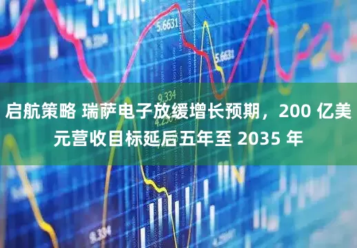启航策略 瑞萨电子放缓增长预期，200 亿美元营收目标延后五年至 2035 年